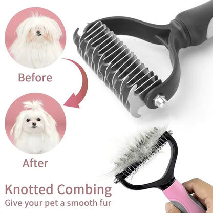 Double Sided Pet Grooming Brush